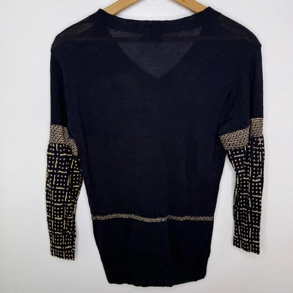 DRIES VAN NOTEN Linen 3/4 Sleeve Top - Picture 5 of 5
